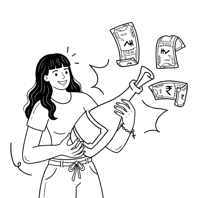 A creator surrounded by incoming brand deals